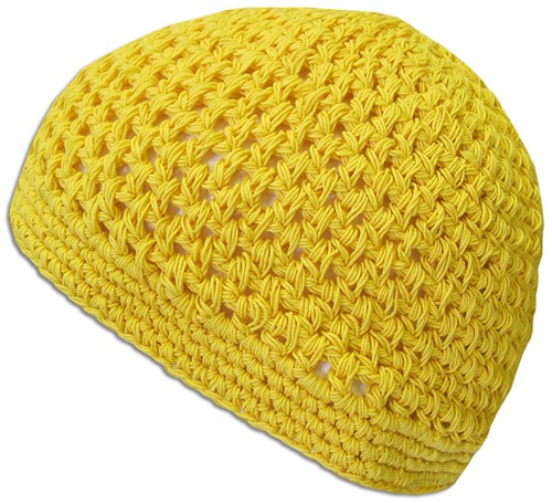 100 cotton kufi crochet - cotton,